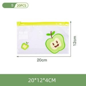 Reusable Zip Lock Bag Food Grade Transparent Storage Bag With Zipper Seng Plastic Container Travel Freezer Camping Kitchen