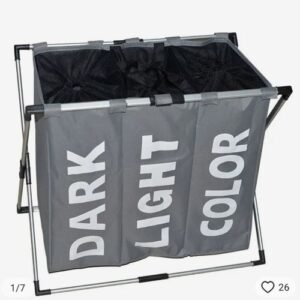 Laundry Sorter Bag Black