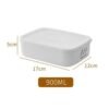 Different Capacity Refrigerator Food Storage Containers With Lid Kitchen Separate Freezer For Vegetable Fruit Meat Box Organizer