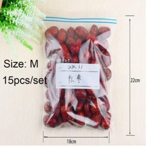 10/15/20pcs Reusable Food Storage Bags Leakproof Silicone Ziplock Bags Free Lunch Bag Meat Fruit Veggies Freezer Bags Dishwasher