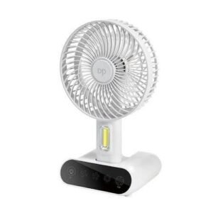 Dp Rechargeable Mini Table Fan With Led Light