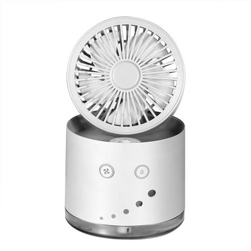 USB Humidification Spray Night Light Foldable Desktop Fan