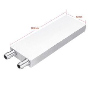 Primary Aluminum Water Cooling Block 40*40mm For Liquid-water Cooler Heat Sink System Silver Use For Pc Lapcpu 80/120/160/200