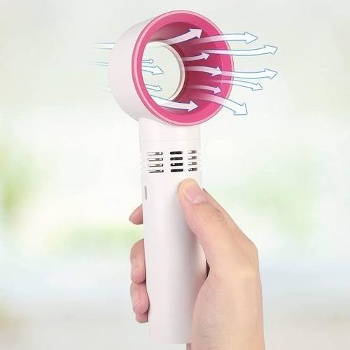 Bladeless Mini Rechargeable Fan White