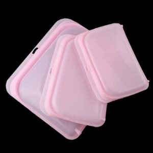 3Pcs Reusable Freezer Bags Silicone Food Storage Bags and Container Fruit Sandwiches Snack Meal Travel Home Organization Storage