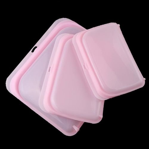 3Pcs Reusable Freezer Bags Silicone Food Storage Bags and Container Fruit Sandwiches Snack Meal Travel Home Organization Storage
