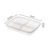 4 Grids Food Storage Box Container Fruit Vegetable Refrigerator Freezer Organizers Sub-Packed Meat Ginger Kitchen Accessories