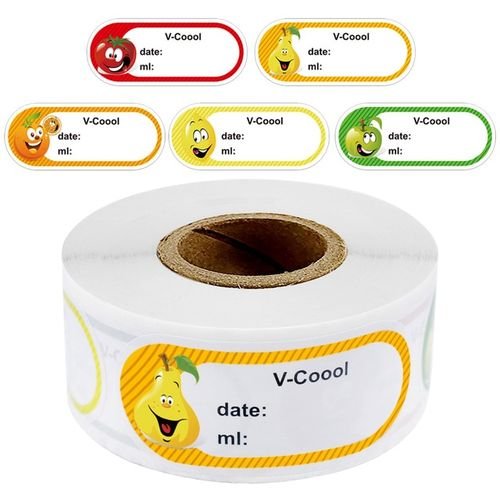 Removable Freezer Labels-250pcs 1x2.3 Inch Food St