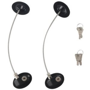 2 Pieces Refrigerator Door Lock Strong Adhesive Freezer Door