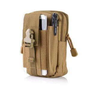 Nylon Belt Pouch, Multifunctional Gadget Bag For Phone, Outdoor, Hiking, Mountaineering And Cycling