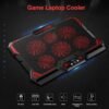 17inch Gaming Laptop Cooler Six Fan Led Screen Two