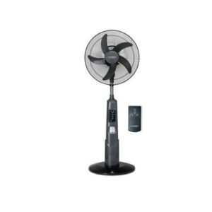 Qasa 18" Rechargeable Standing Fan + Remote +LED Light +USB Port.