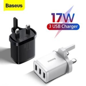 Baseus Charger Head Adapter 3Port 17W 5V