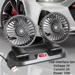 12v Car Cooling Fan Double Head