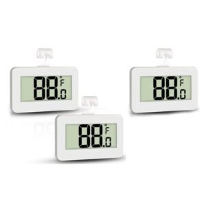Mini Refrigerator Fridge Thermometer,Digital Freezer Thermom