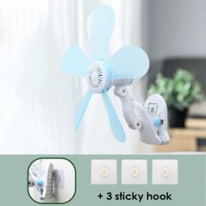 220V Electric Fan Portable Clip Wall Desktop Fan Cooler