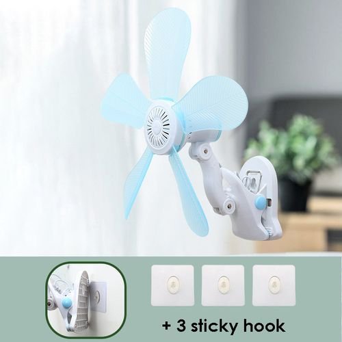 220V Electric Fan Portable Clip Wall Desktop Fan Cooler