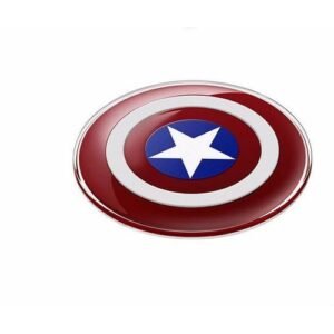 A+ QI Wireless Charger For Samsung Galaxy S8 S7 S6/S6 Edge G9200 G920F G9250 G925F Captain America Shield Charging Pad