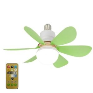 E27 Snail Mouth Fan Lamp 520x185mm 40W Matcha Green