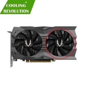 For Zotac Gaming Geforce Gtx 1660 Ti Amp 6gb Gddr6 Graphics Card Fan Ga92a2h Dc12v 0.35a 4pin(Two connectors,350262)
