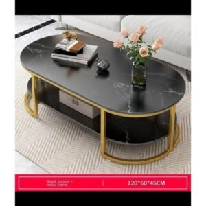 Beautiful Faux Marble Modern Center Table