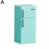 Retro Miniature Kitchen Plastic Fridge Refrigerator Freezer