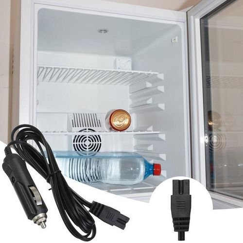 Car Refrigerator Power Cord 2 Pin Lead Plug Power Supply Cable DC Power Cord Power Cables for 12v / 24v Car Fridge Freezer-