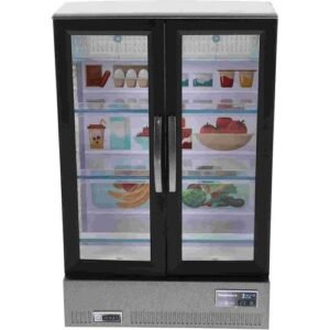 Mini Freezer House Refrigerator Ornaments Dolls Toy Miniature Fridge Plastic Furniture
