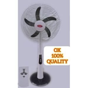 Ox 18" Rechargeable Fan With Remote Control