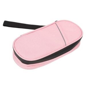 Portable Insulin Glaciated Cold Storage Bag Medicine Travel Case Insulin Cooler Bag Pack  Drug Freezer For Diabetes People Pink