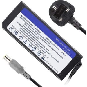 90W 20V 4.5A Lenovo Laptop Charger For ThinkPad T420 T430 T500 T510 T520 T530 T60 X220 X230 E420 E430 E520 E530 Notebook AC Adapter Power Supply 90W, Compatible With 3.25A 65W Tip:7.9 * 5.5mm