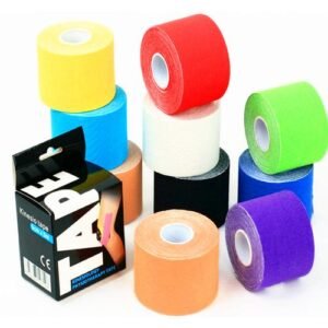 Retail Box Packaging 5cmx5m Tape Kinesiology Tape Muscle Sport Tape, 3rolls/lot