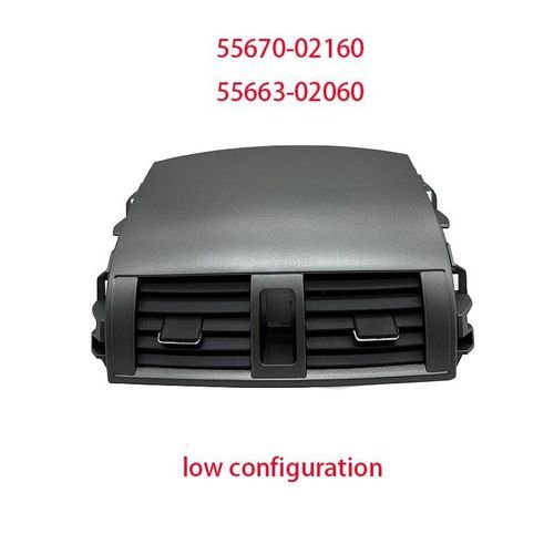 For Toyota Corolla 2008 2009 2010 2011 2012 2013 Center Dash A/C Outlet Air Vent Panel Air Outlet Cover Repment Accessories