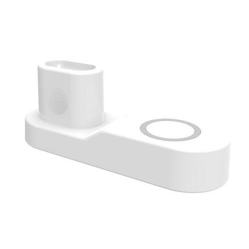 4 In 1 Qi Fast Wireless Charger Stand For Iphone XS MAX XR 8 Plus 8 X 10 Apple Watch 2 3 4 Earpods Pad Induction (Qi Wireless Charger)