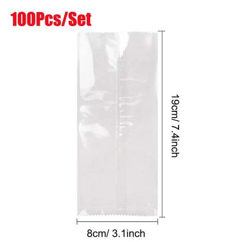 100 Pieces Ice Popsicle Bags Disposable DIY Freezer Bags Food Grade Ice Cream Plastic Wrappers For Candy Ice Cream Molds