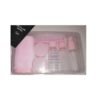 Travel Bottle Set, 8-Piece, Pink