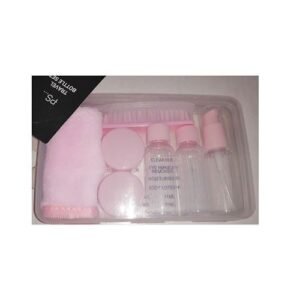 Travel Bottle Set, 8-Piece, Pink