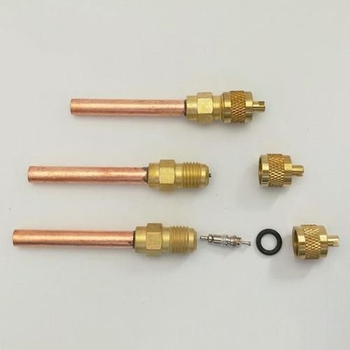Br Gas Access Valve With Coper Tube For Fridge Freezer