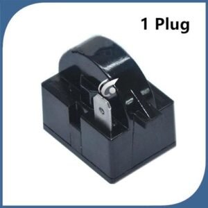 1pcs new for Refrigerator fittings freezer PTC starter thermal protector relay QP2-12 QP2-22 QP2-22 QP2-33 QP2-15 Plug-1 Plug QP2-33_Burgundy