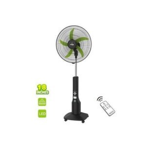Iwin Rechargeable solar stand fan AC and DC 18incehes