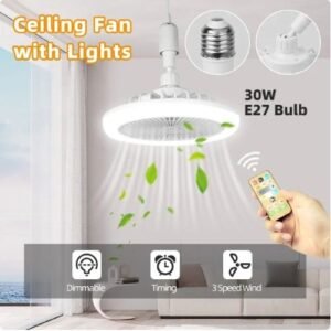 Ceiling Fan Light Lamp Remote Control Multi-function Ceiling Fans Light Strong Wind 3 Gear Time Set