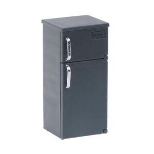 New 1 12 Dollhouse Miniature Kitchen Fridge Refrigerator Freezer For Dolls Bedroom Living