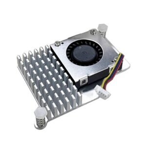 For Raspberry Pi 5 with Adjustable Speed Cooling Fan Metal