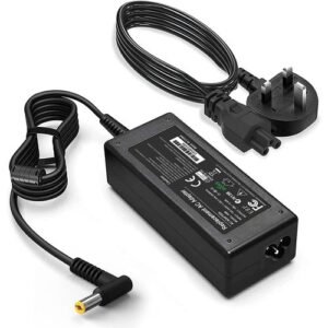 Acer Laptop Charger 65W 19V 3.42A AC Power Adapter Power Supply Replacement With Power Cord Compatible With Acer Aspire Acer ES1-511 E1 E3 E3-111 E5 And More- 5.5x1.7mm
