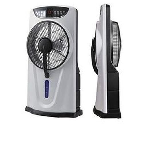 Andrakk Rechargeable Box Mist Fan With Wheel And Remote