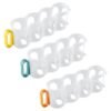 Portable Soda Can Organizer for Refrigerator Shelves  Beer Can Racks  Refrigerator Storage Sliders  3Pack