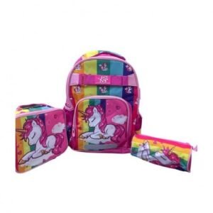Jasmine Star Unicorn Girls  3PC Backpack 16?