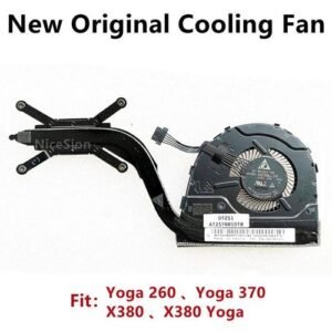 For Lenovo ThinkPad Yoga 260 Yoga 370 X380 Cooling Fan CPU Heatsink Radiator FRU01HW757 01HW758 00HN995 02DA165