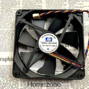 For JSL 14CM 12V 0.80A JDH14025B PWM Chassis Fan