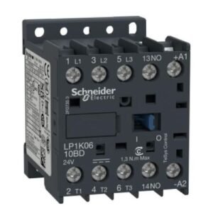 Lp1k0610bd Tesys K Contactor - 3p - Ac-3 = 440 V 6 A - 1 No Aux. - 24 V Dc Coil